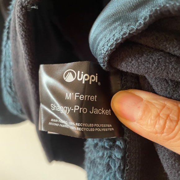 Uppi Men's Performance Fleece Zip Up Dark-Blue Jacket in size L NWOT - Picture 9 of 13